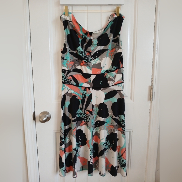 Floral Sleeveless Dress - Multicolor - Picture 4 of 4